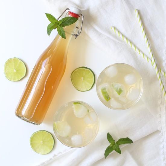 Rezeptbild: Minze Limetten Sirup