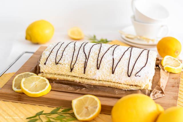 Rezeptbild: Zitronen-Biskuit Sandwich