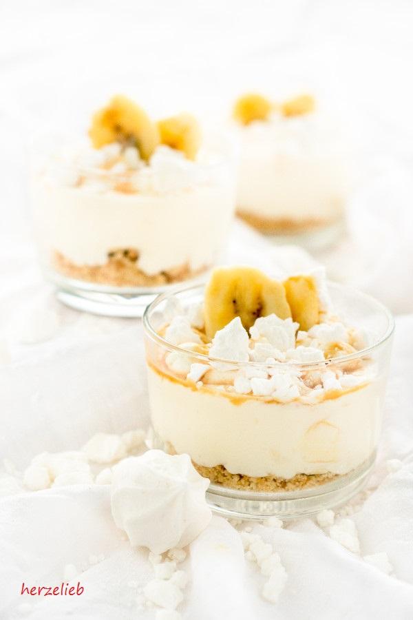 Rezeptbild: Bananen-Caramel-Dessert