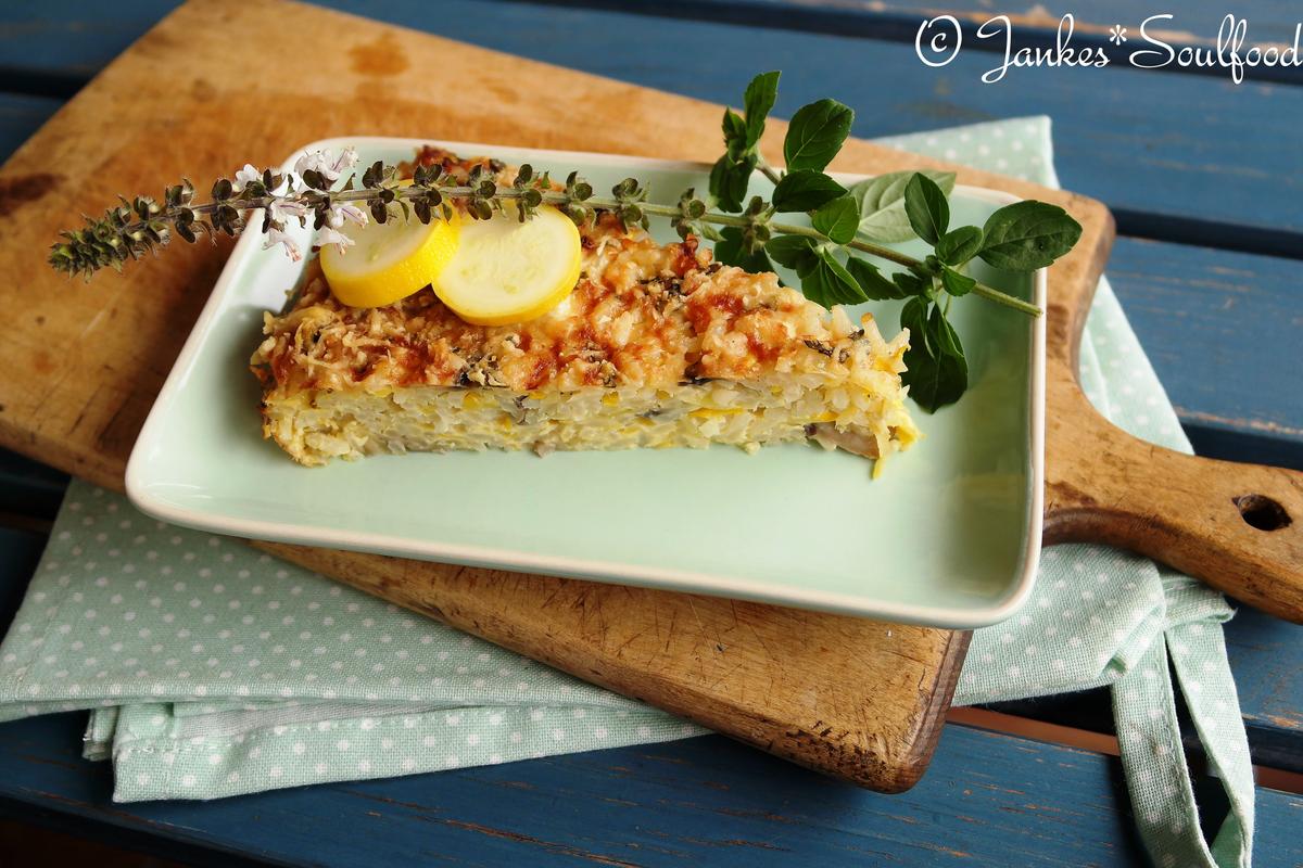 Rezeptbild: Zucchini-Reis-Auflauf