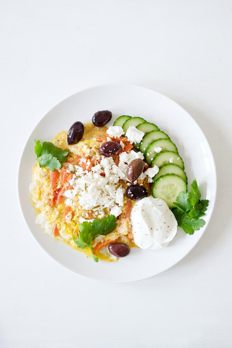 Rezeptbild: Türkisches Rührei mit Zwiebeln, Paprika und Tomaten [Menemen]
