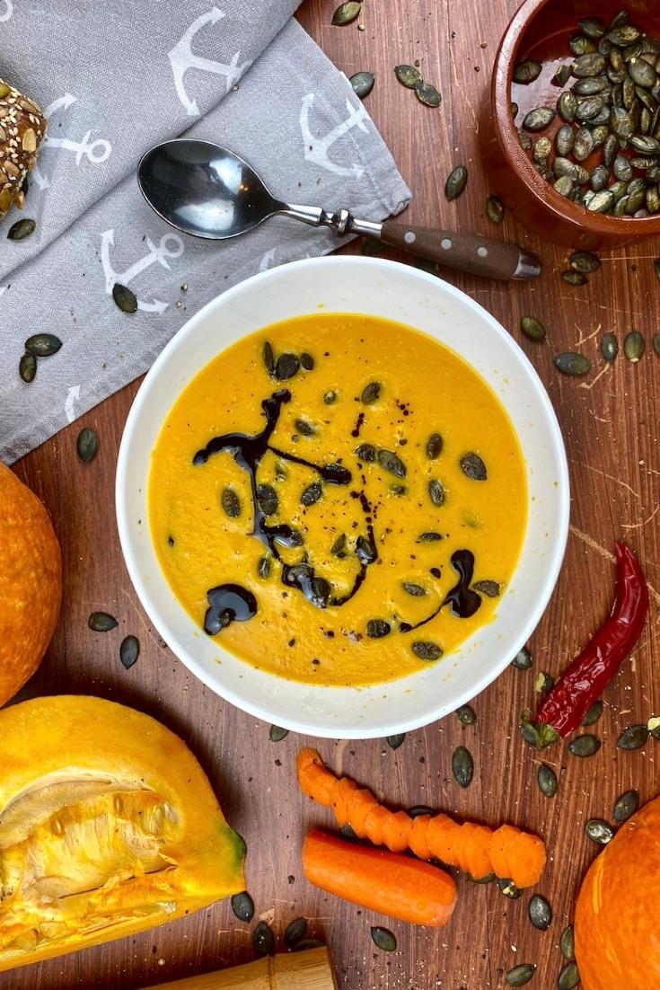 Rezeptbild: Gesunde Kürbissuppe