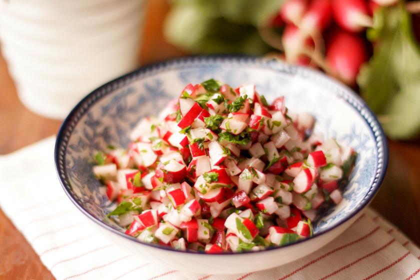 Rezeptbild: Radieschen-Salat mit Petersilie