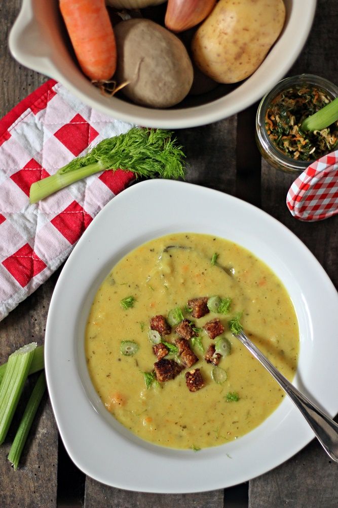 Rezeptbild: Vegane Fenchelsuppe
