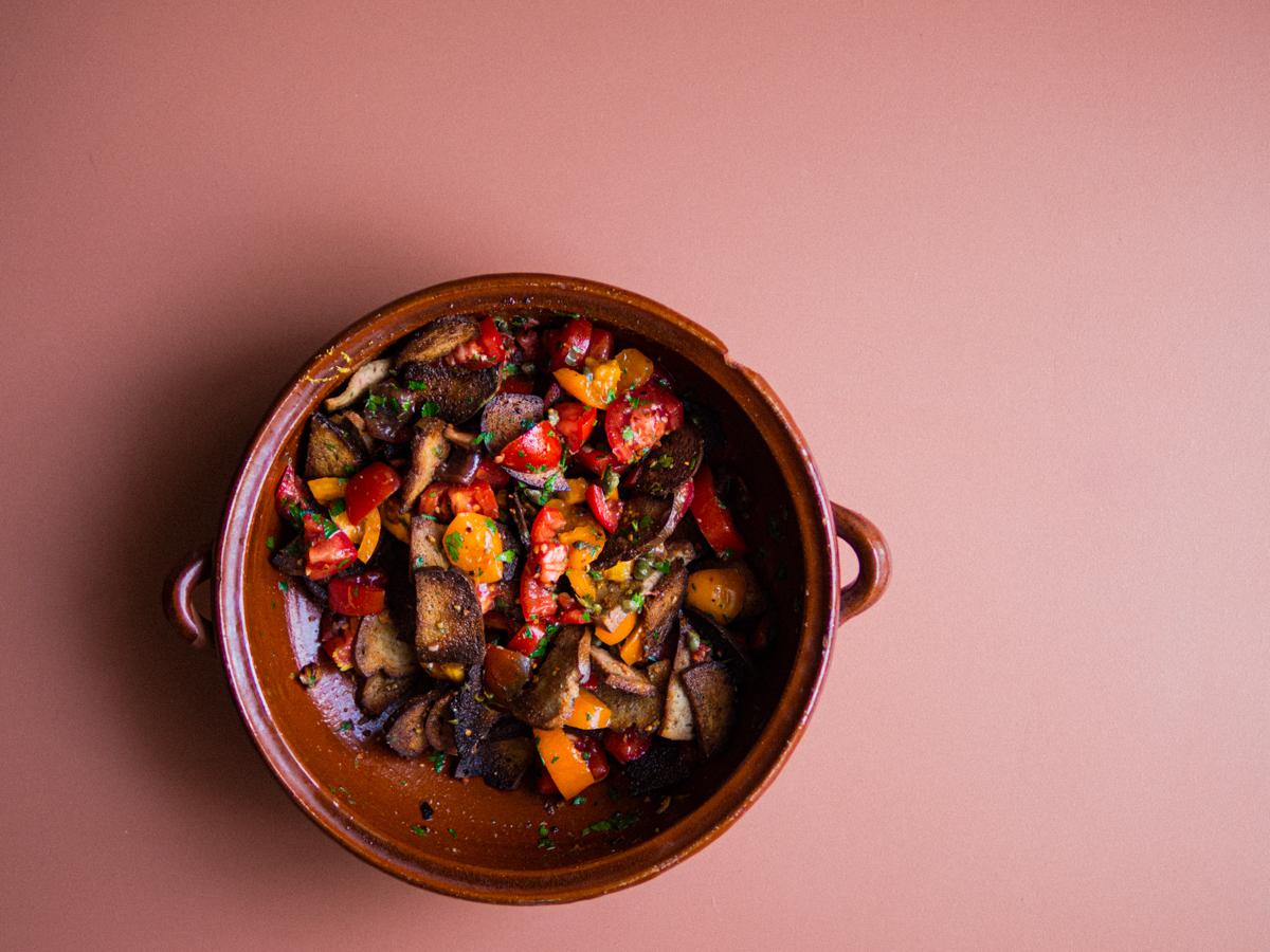 Rezeptbild: Tomaten-Brot-Salat