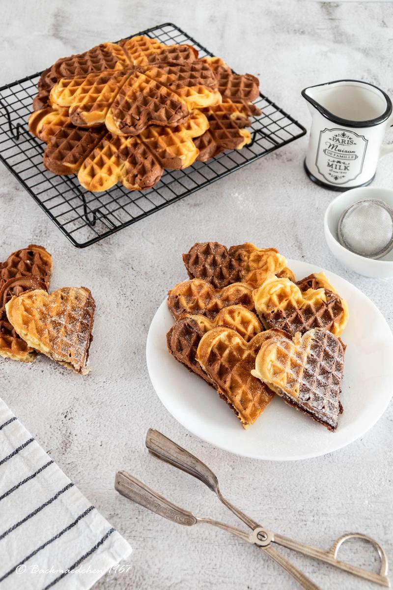 Rezeptbild: Marmorwaffeln