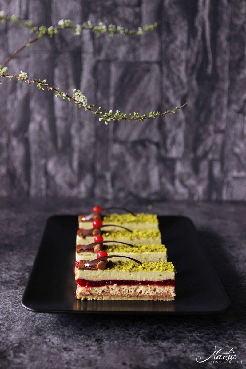 Rezeptbild: Pistazienschnitten Sicily