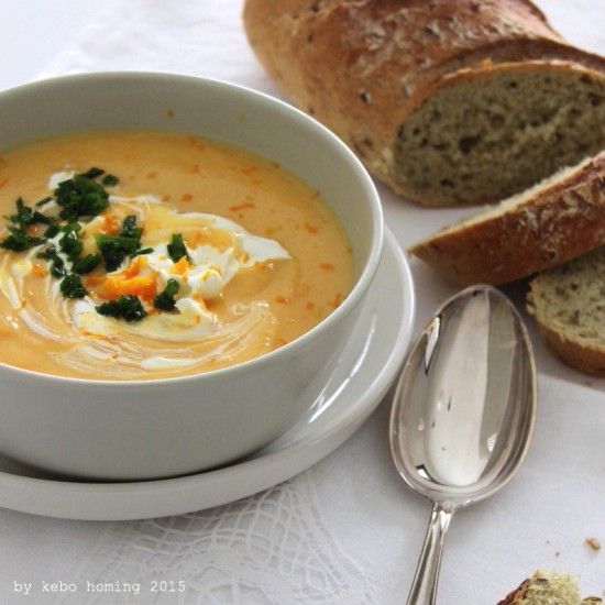 Rezeptbild: Karotten-Kartoffel-Cremesuppe