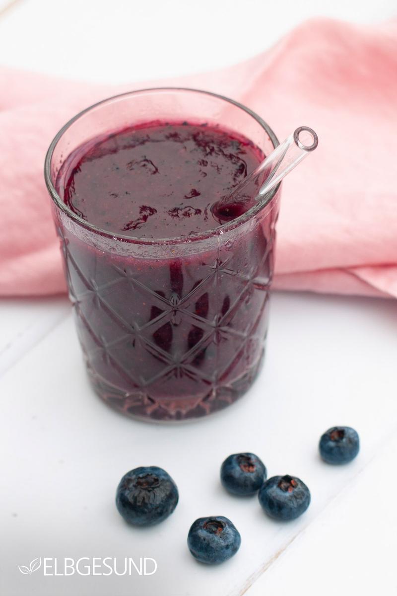 Rezeptbild: Leckerer Heidelbeer-Smoothie