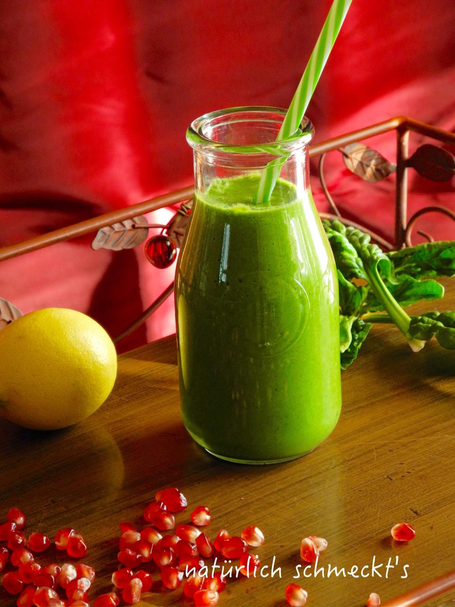 Rezeptbild: Grüner Smoothie mit Spinat