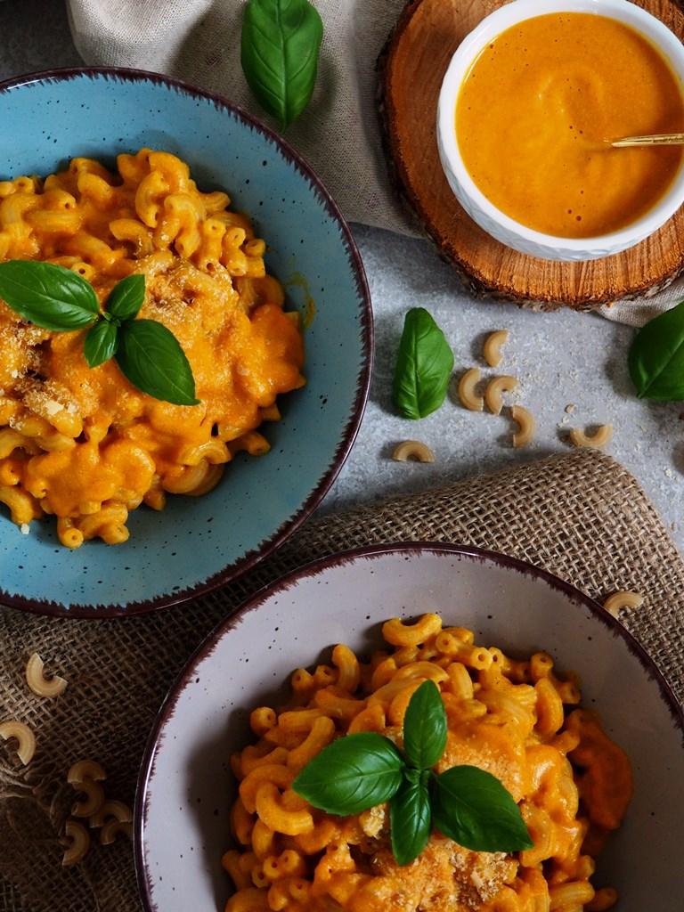 Rezeptbild: Kürbis Mac and Cheese vegan