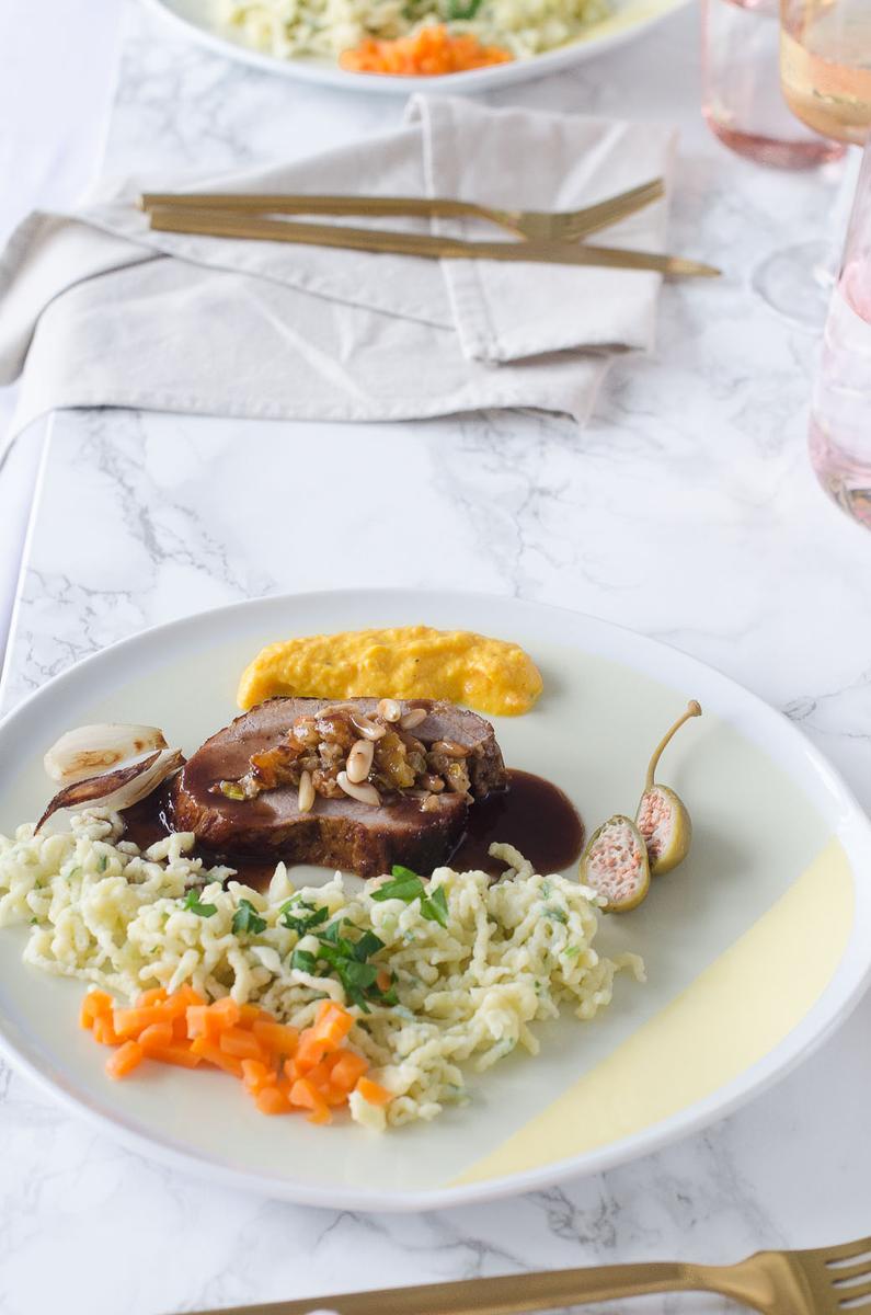 Rezeptbild: Gefüllter Kalbsrollbraten