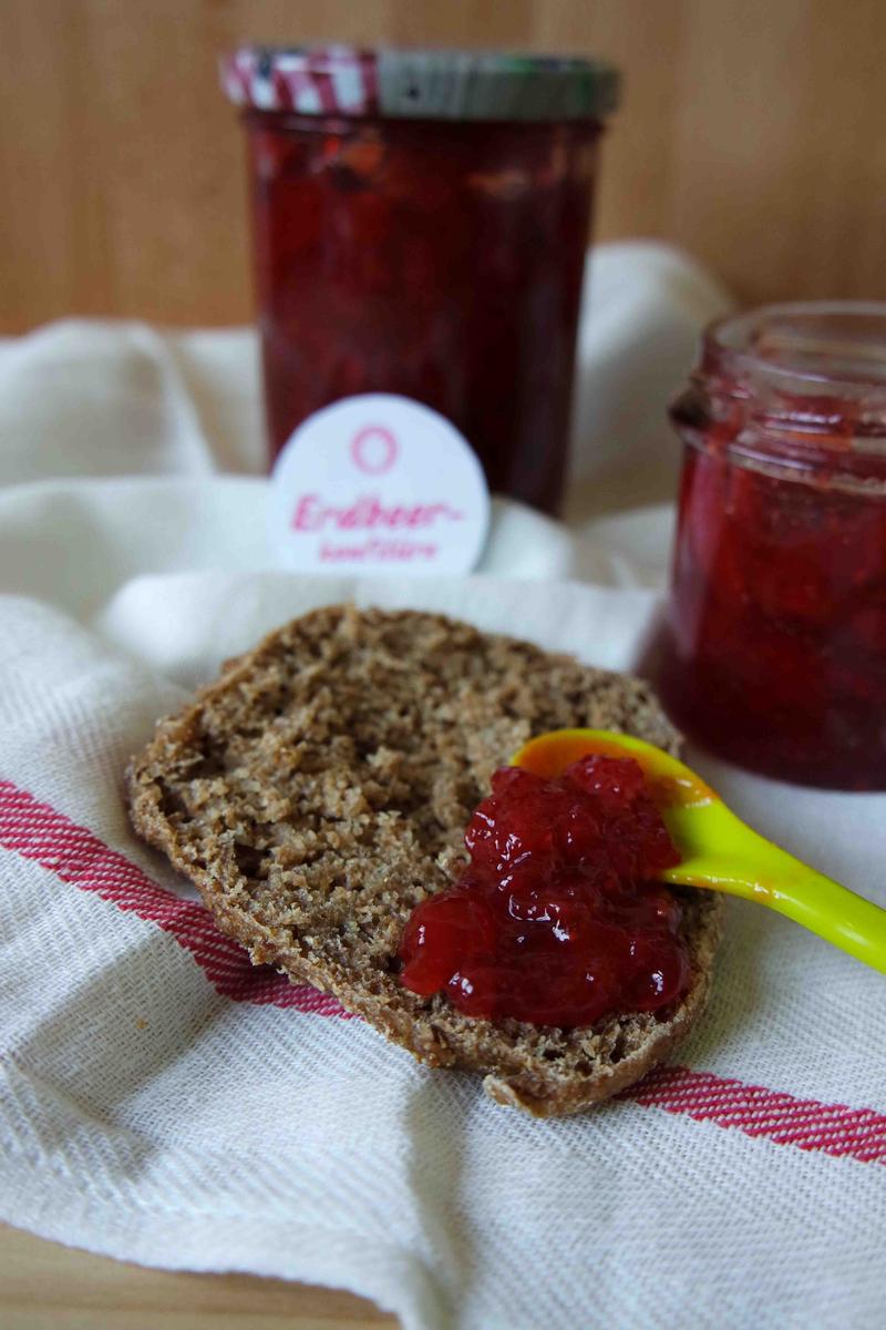 Rezeptbild: Erdbeerkonfitüre
