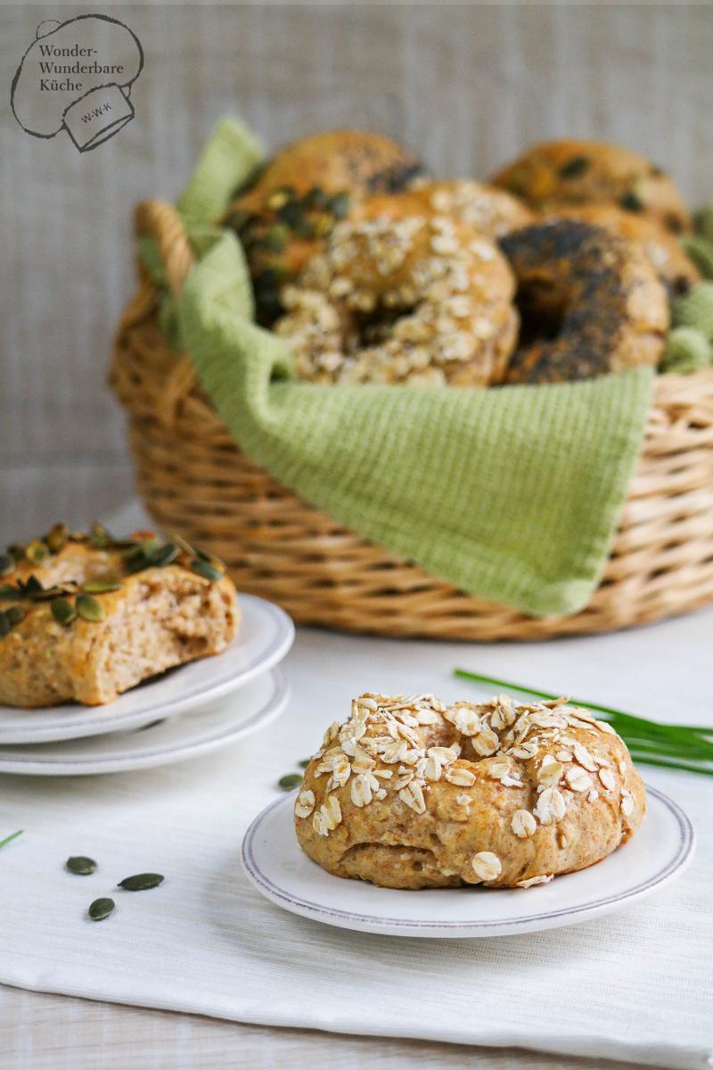 Rezeptbild: Vollkorn-Bagels