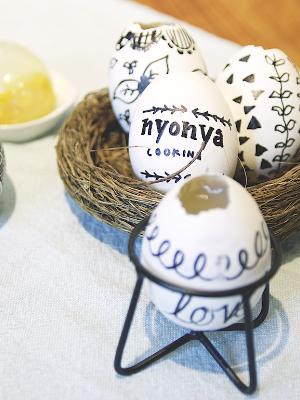 Rezeptbild: Maiscreme-Gelee in Eierschalen