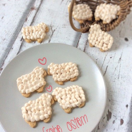 Rezeptbild: Osterkekse: Zitronen-Thymian-Kekse mit Baiser