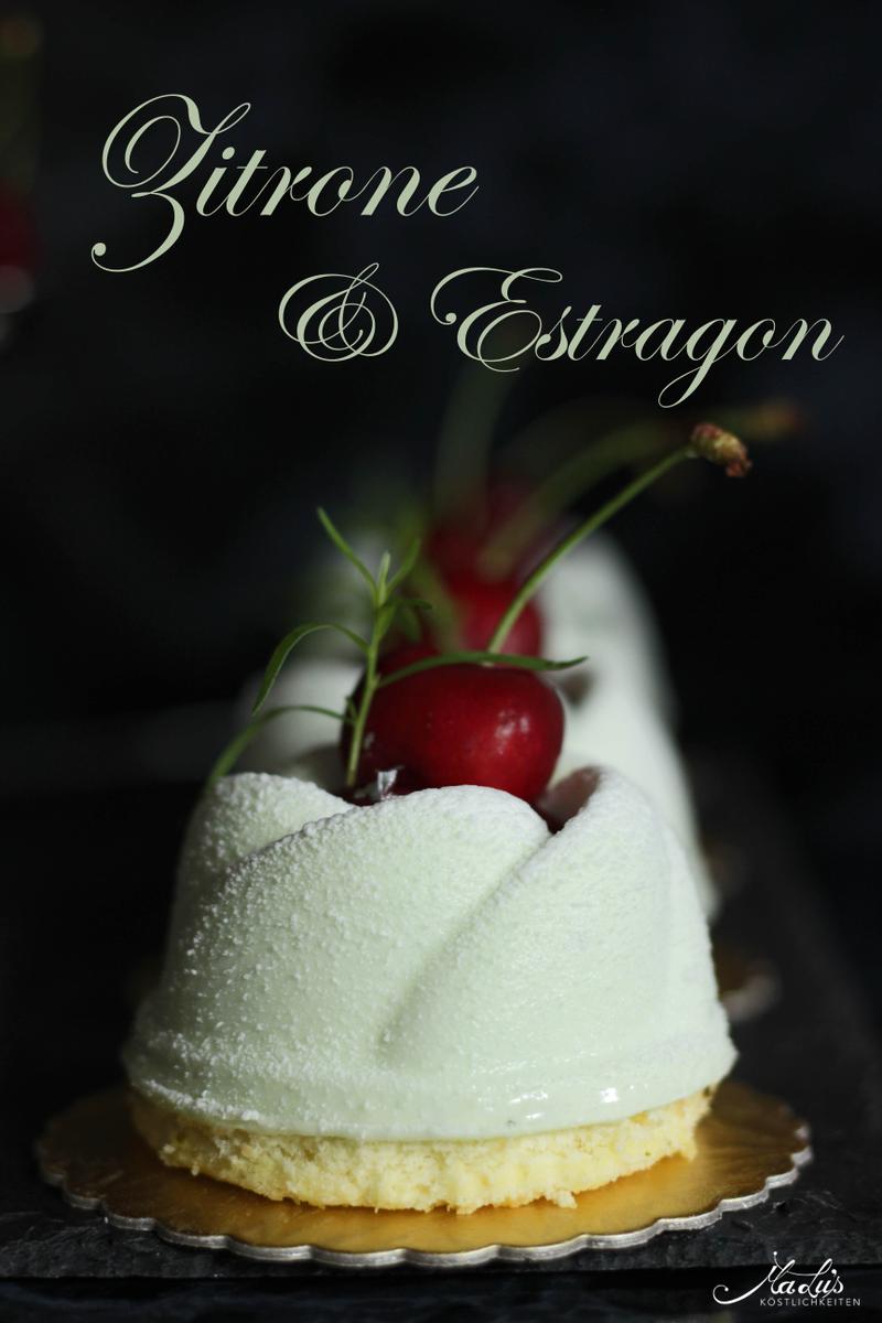 Rezeptbild: Zitronen-Estragon Törtchen mit Kirschen