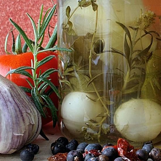 Rezeptbild: Eingelegte Wachteleier