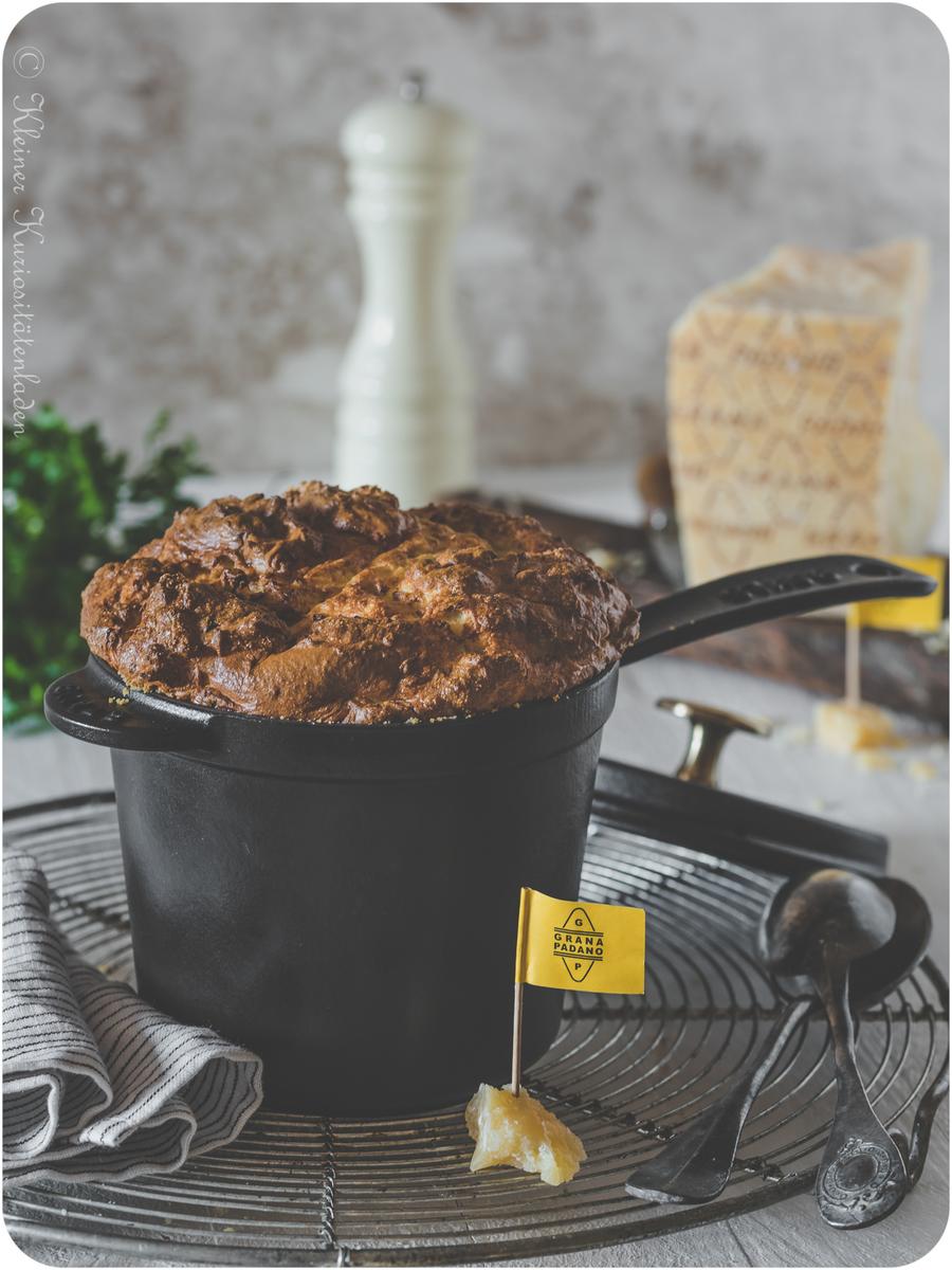 Rezeptbild: Kartoffel-Käse-Soufflé mit Kräutern