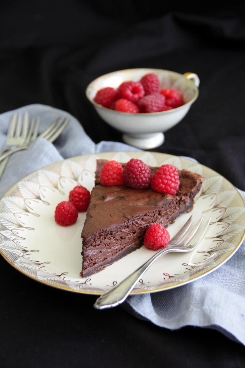 Rezeptbild: Vegane Schokomousse-Tarte