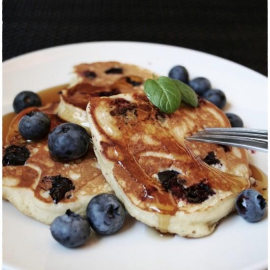 Rezeptbild: Ricotta-Blueberry Pancakes