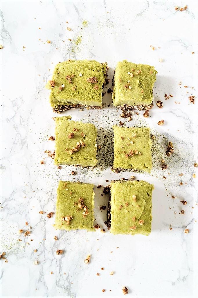 Rezeptbild: Matcha Bites raw