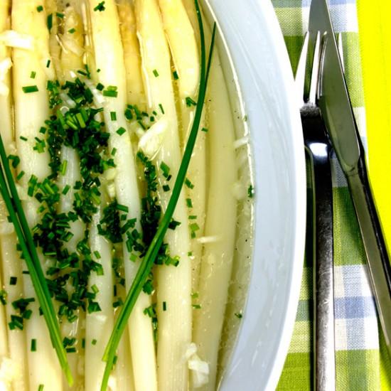 Rezeptbild: Fränkischer Spargelsalat