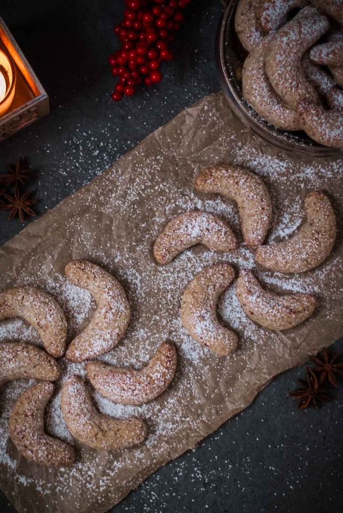 Rezeptbild: Glutenfreie Vanillekipfel