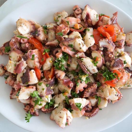 Rezeptbild: Oktopussalat