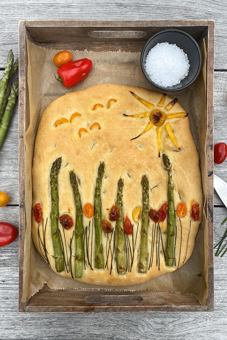 Rezeptbild: Focaccia Garden