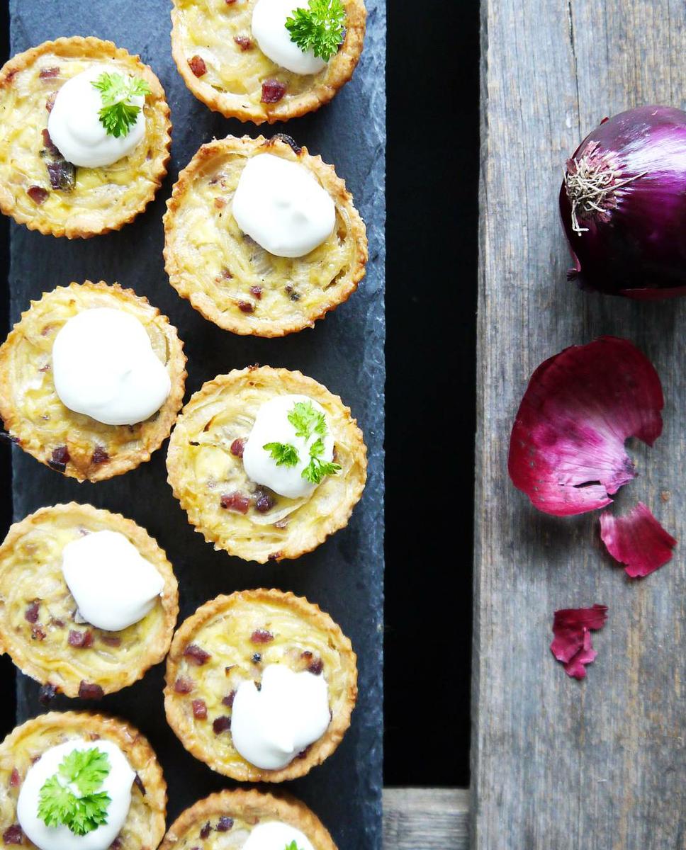 Rezeptbild: Zwiebelkuchen Muffins