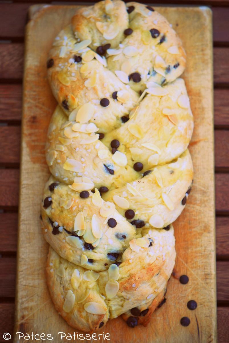 Rezeptbild: Veganer Hefezopf mit Vanille & Schokolade