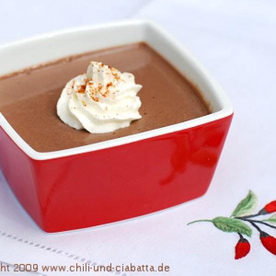 Rezeptbild: Chili-Schokoladencreme-Töpfchen