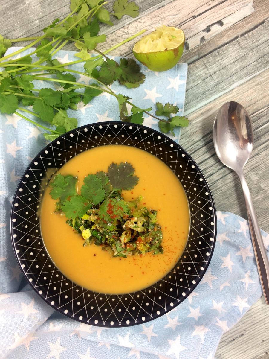 Rezeptbild: Süßkartoffel-Kokos-Suppe