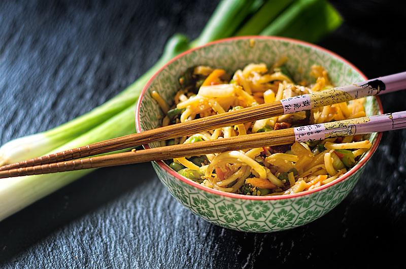 Rezeptbild: Nudelsalat Asia-Style