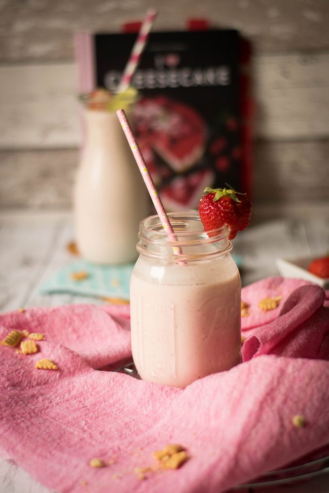 Rezeptbild: Vanilla Strawberry Cheesecake Shake
