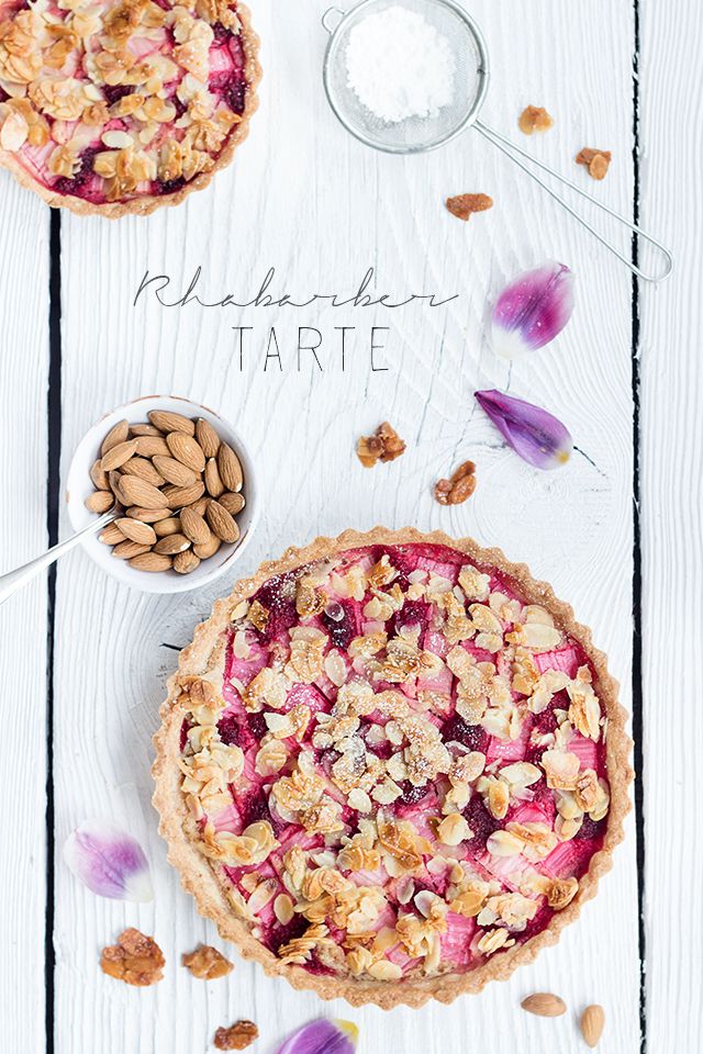 Rezeptbild: Rhabarber-Frangipane-Tarte