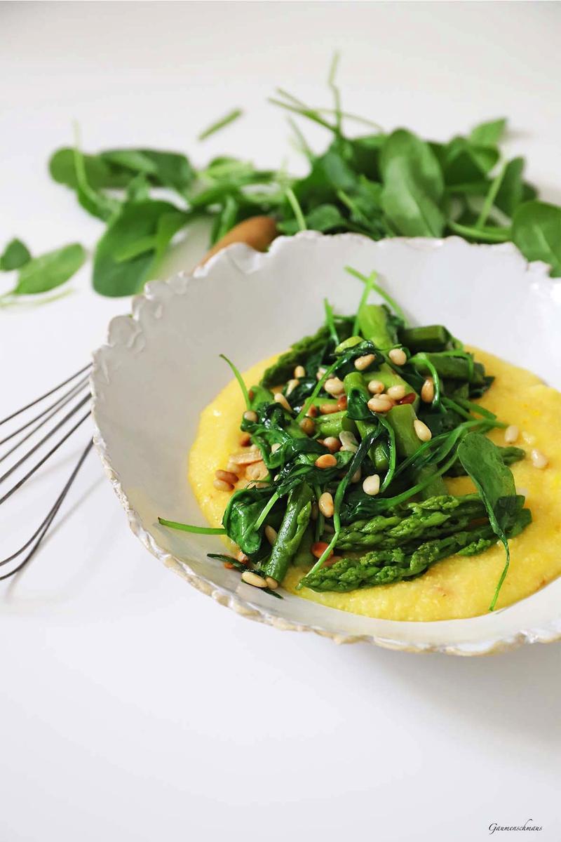 Rezeptbild: Spargel-Polenta