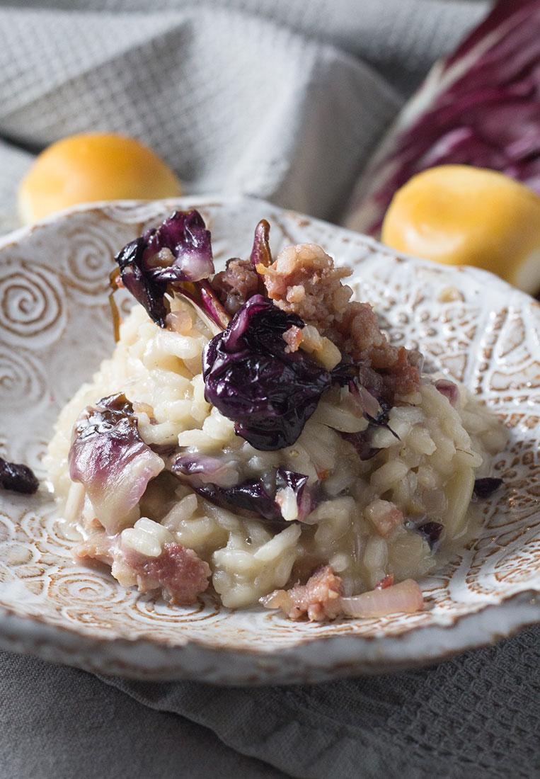 Rezeptbild: Risotto mit Salsicce und Radicchio