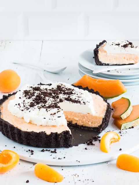 Rezeptbild: OREO-MELONEN-APRIKOSEN EISTORTE