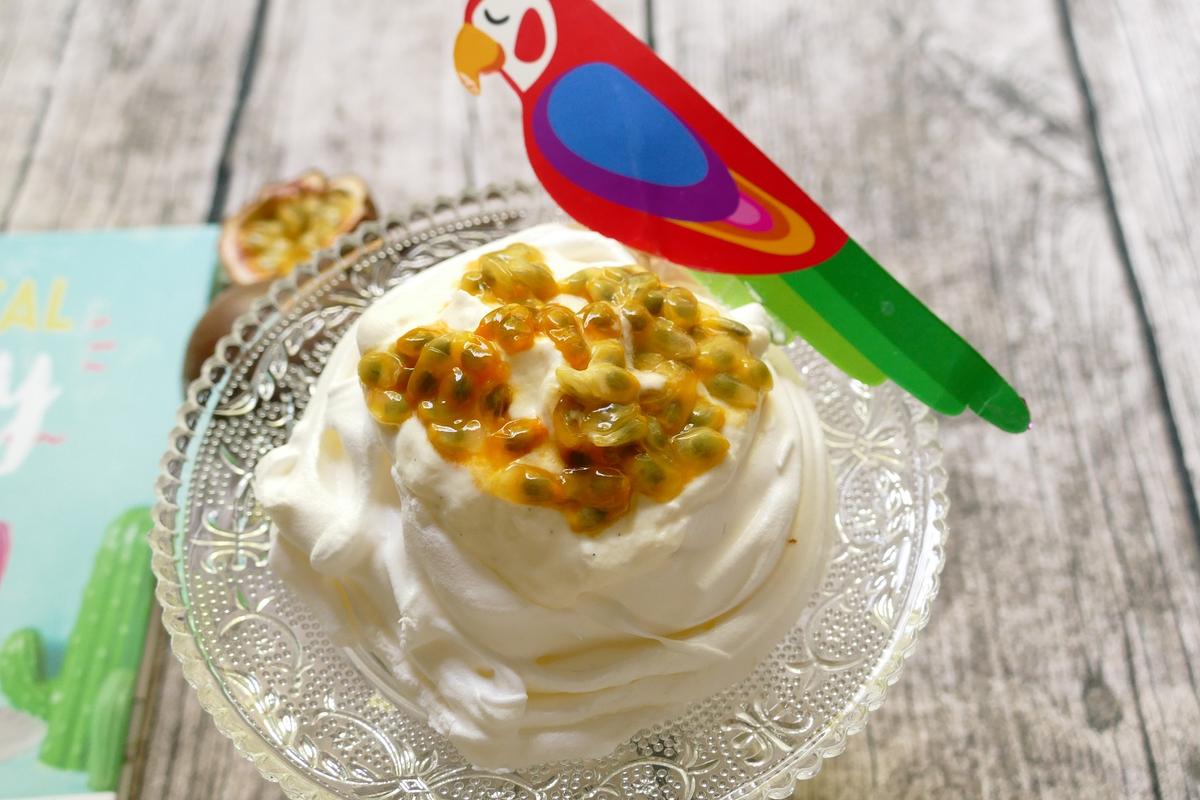 Rezeptbild: Mini-Pavlova mit Maracuja