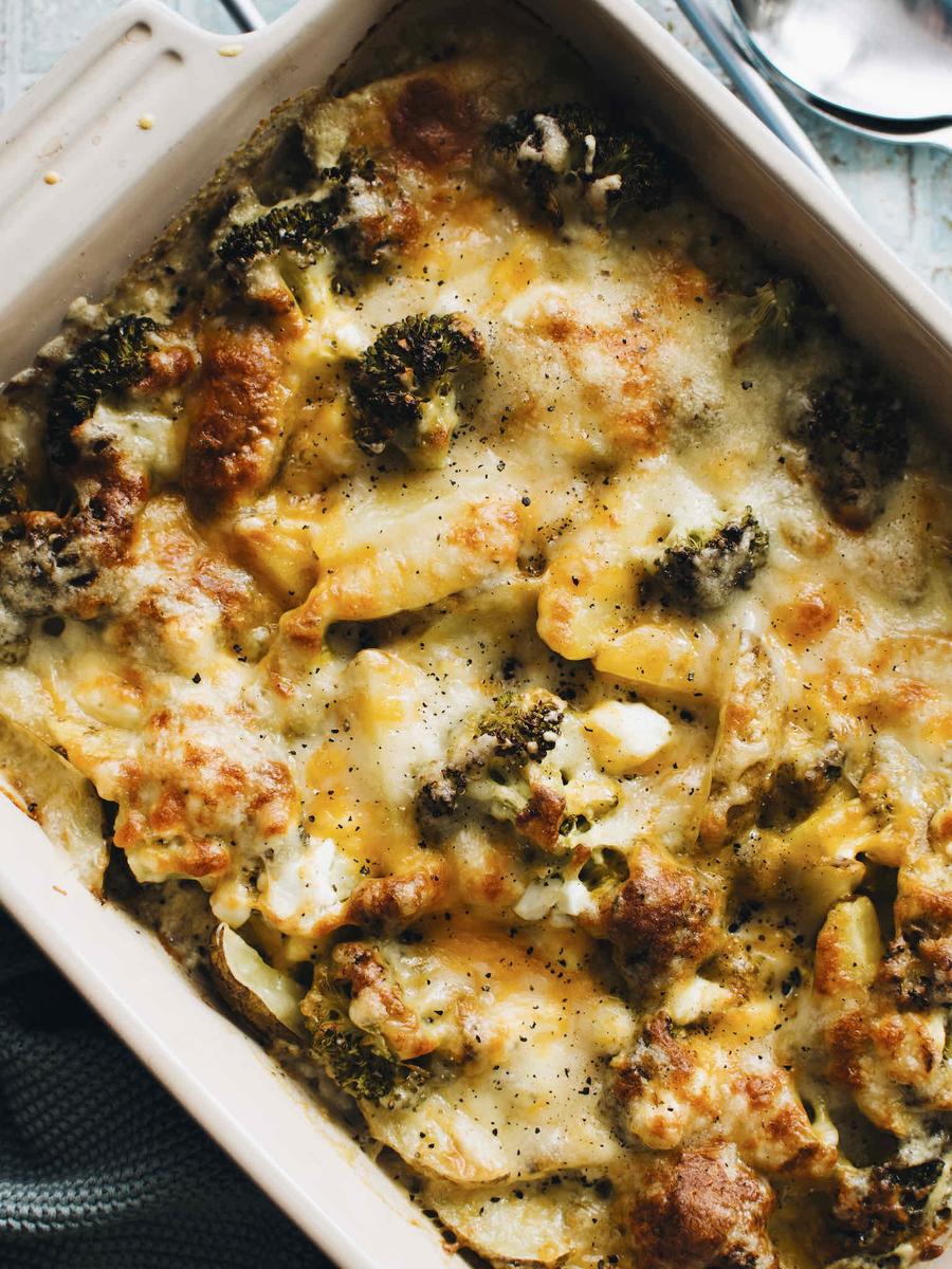 Rezeptbild: BROCCOLI-KARTOFFELAUFLAUF