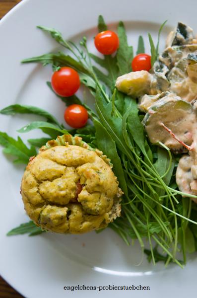 Rezeptbild: Linsenmuffins mit Ricotta