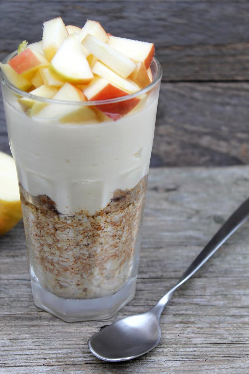 Rezeptbild: Apple Cheesecake Overnight Oats