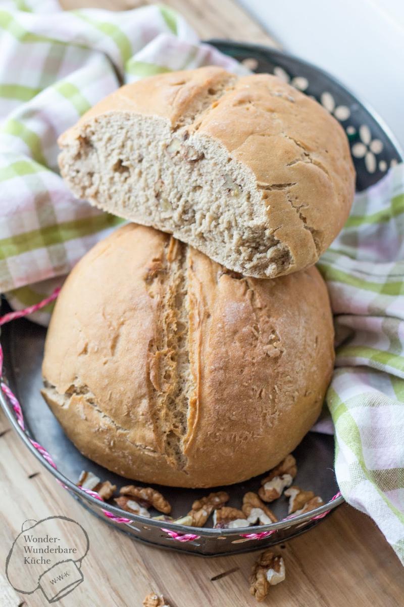 Rezeptbild: Roggenbrot mit Walnüssen