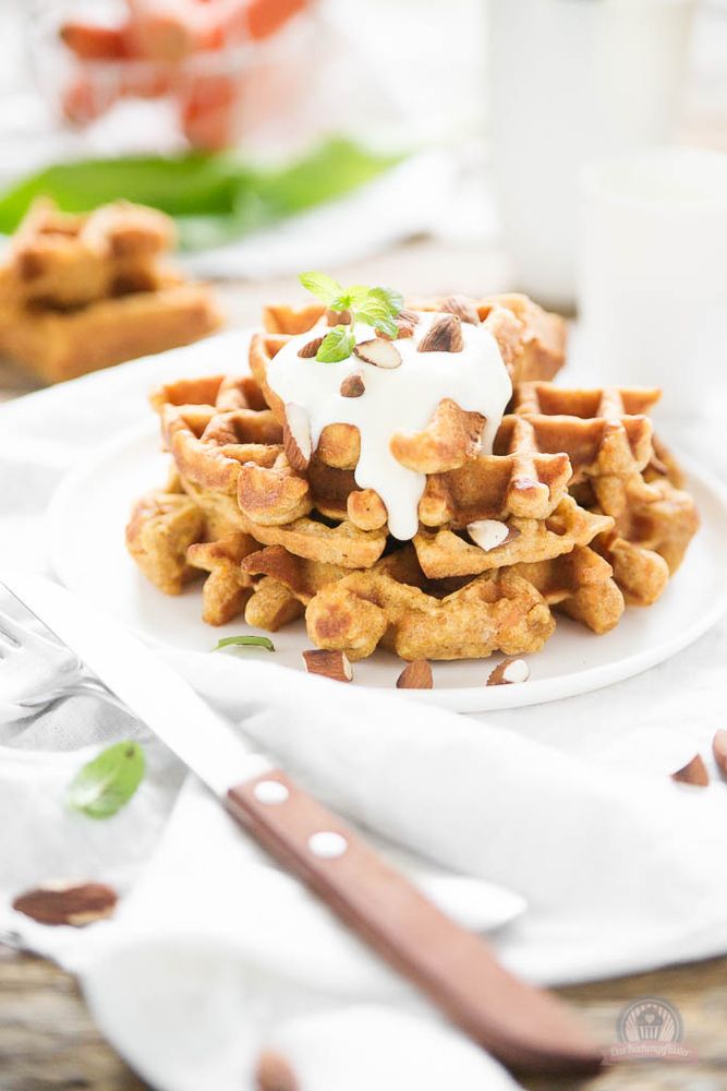 Rezeptbild: Karottenkuchen Waffeln
