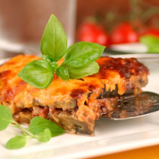 Rezeptbild: Linsen-Auberginen-Gratin