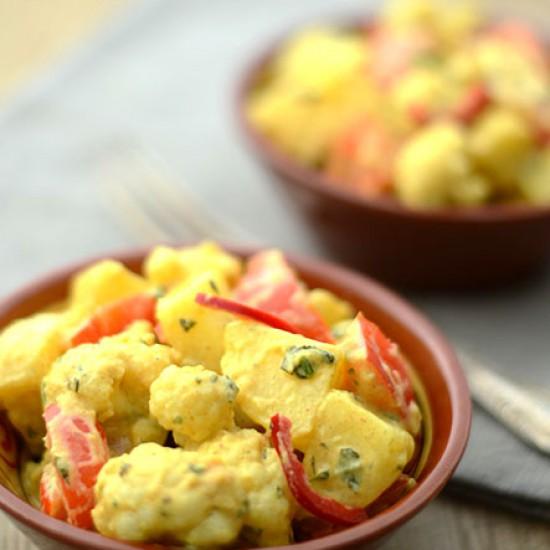 Rezeptbild: Indischer Kartoffelsalat