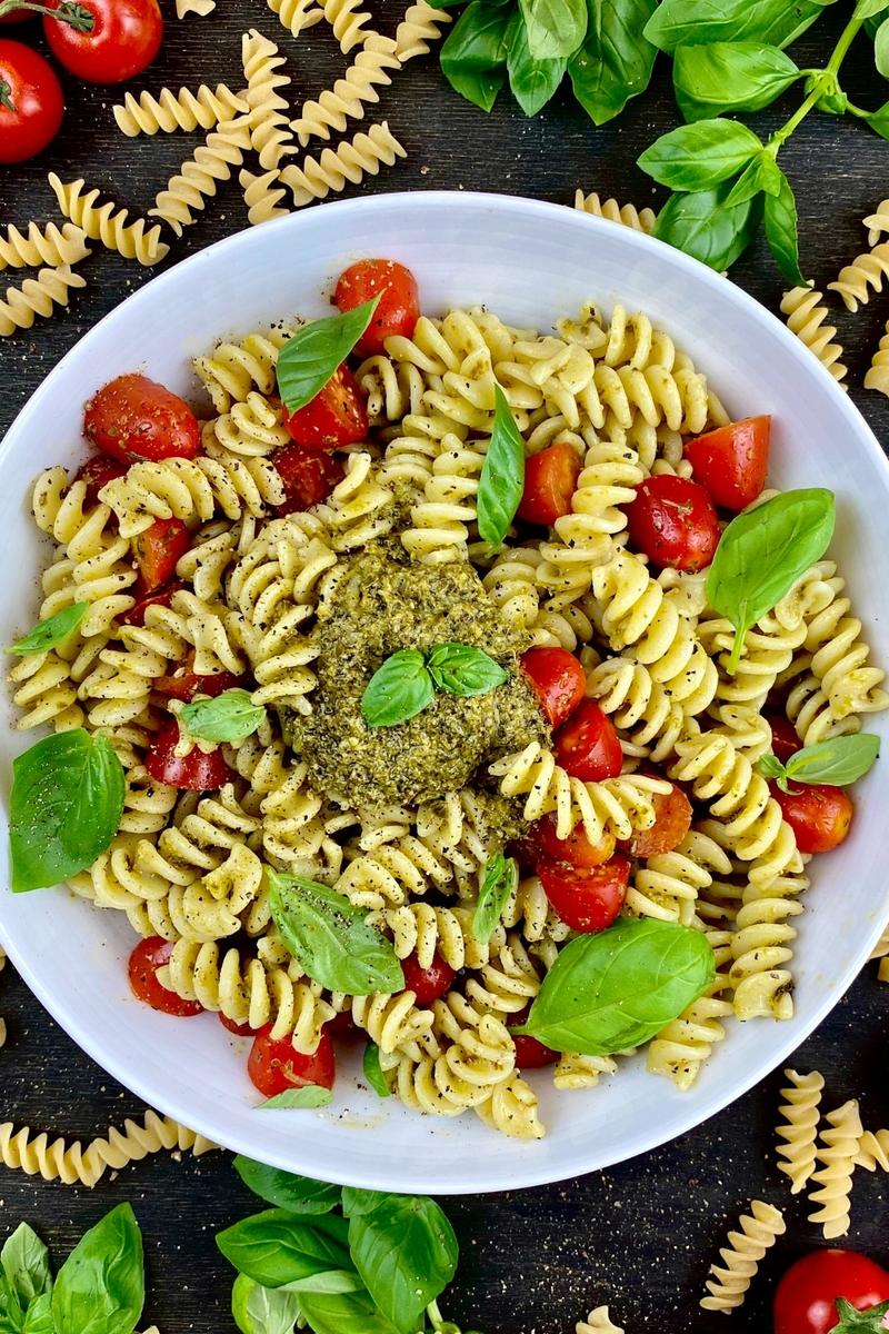 Rezeptbild: Nudeln mit Pesto