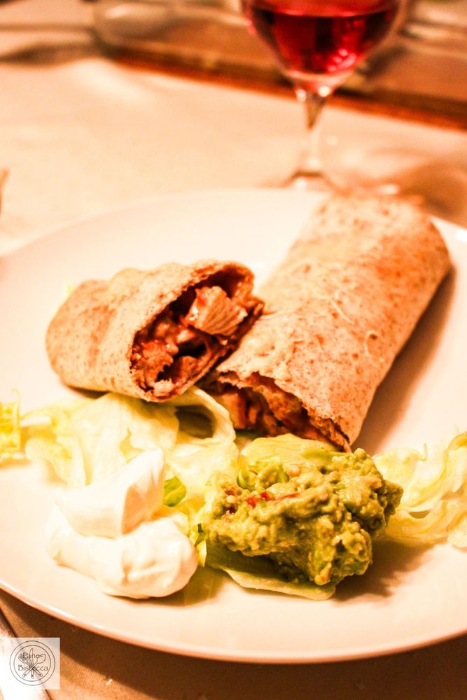 Rezeptbild: Micky's gebackene Huehner Wraps